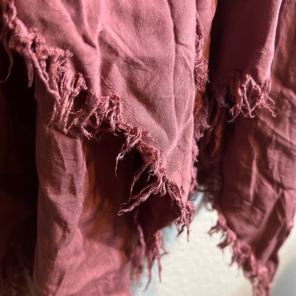 Free People Tattered Up Shred slip dress, size extra small. - Picture 9 of 10